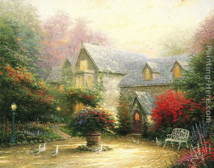 The Blessings Of Spring painting - Thomas Kinkade The Blessings Of Spring art painting